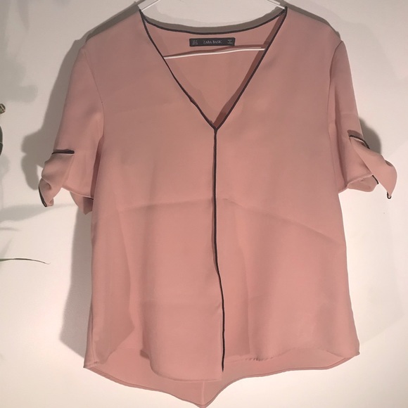 Zara Medium Dusty Pink Blouse - Mediun - Picture 1 of 4